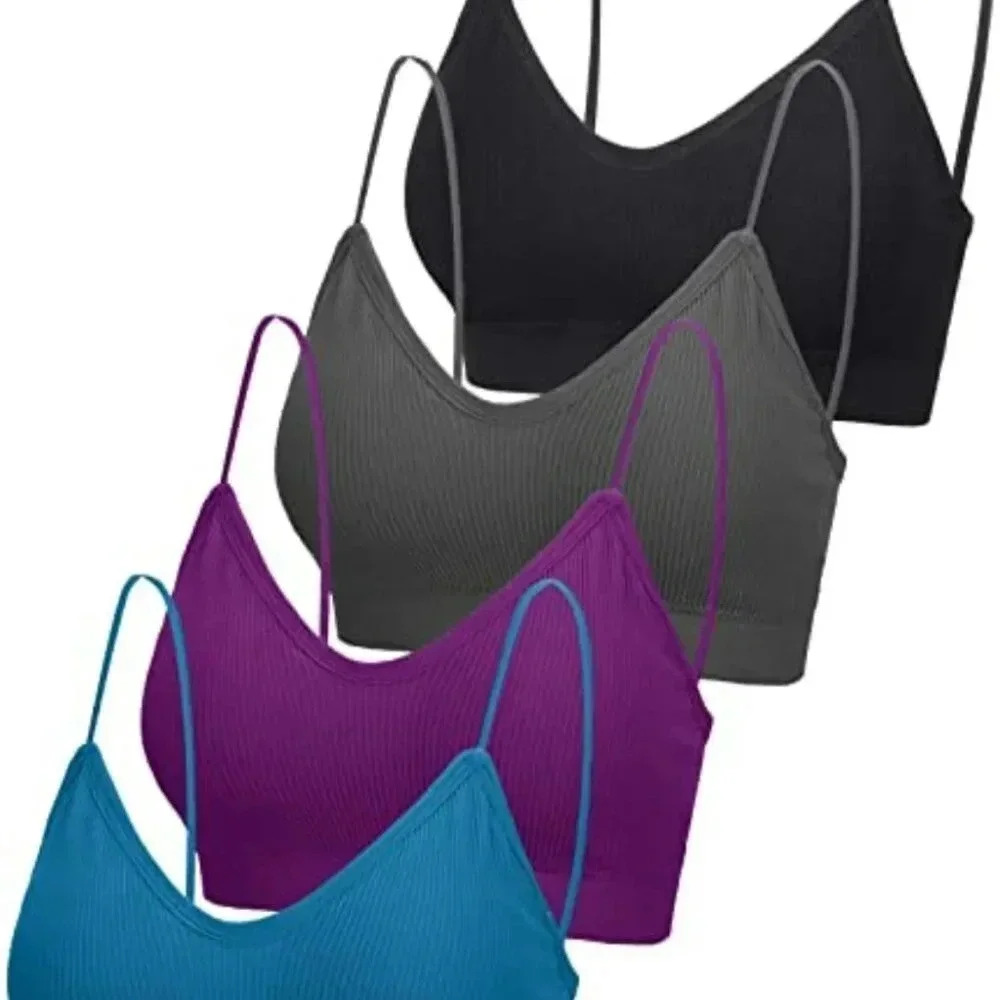NWT LUXURY WOMENS 4 PC BRALETTE SET SIZE: S-M,M-L,L-XL